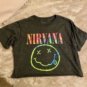 Nirvana Cropped T Shirt